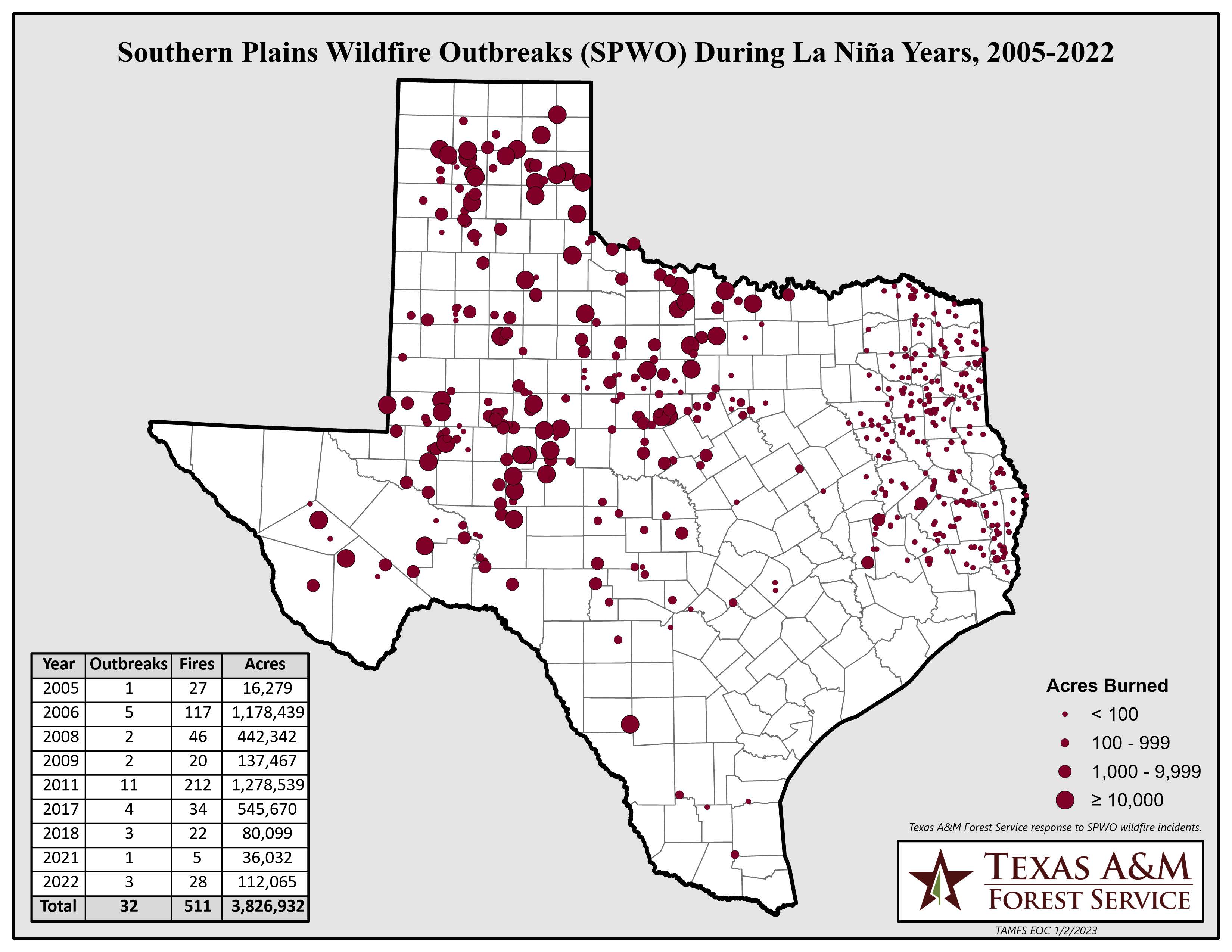 SPWO Update Map 2023